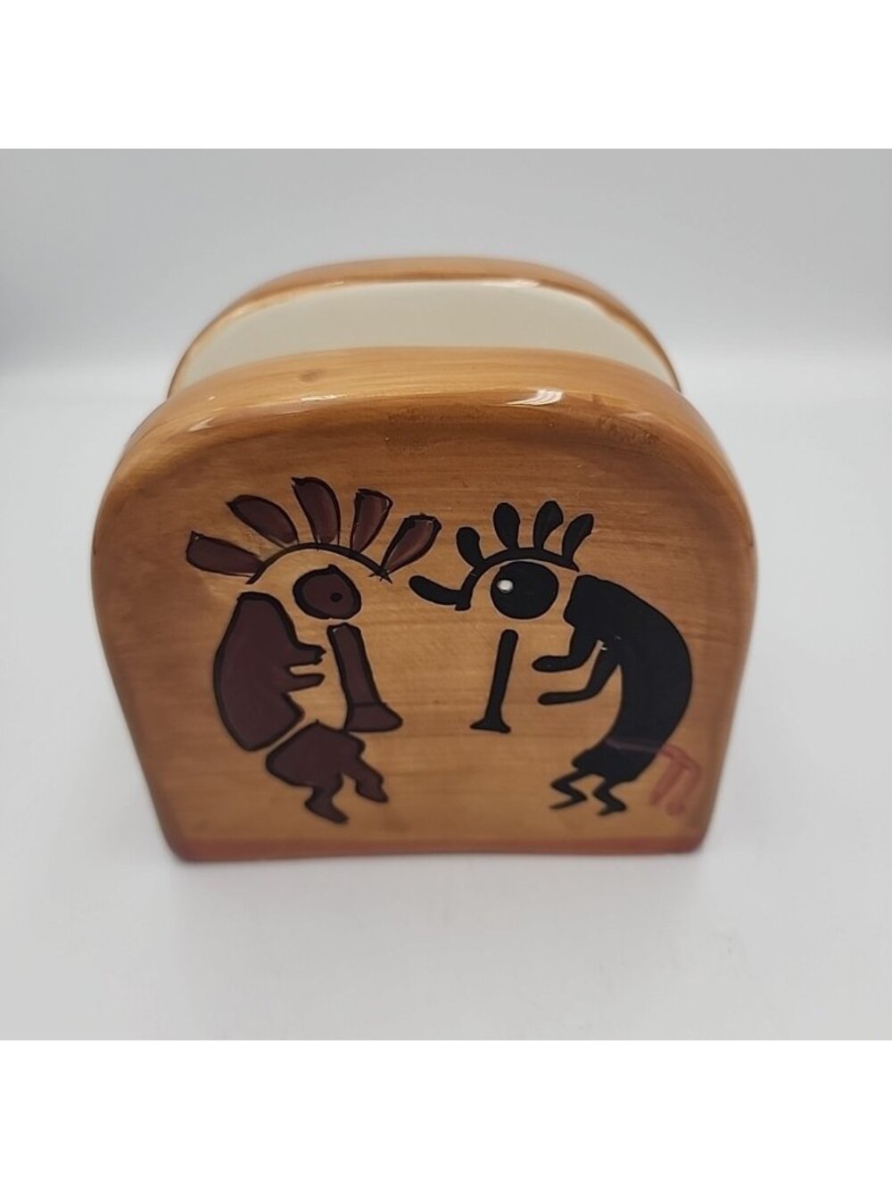 Casa Vero Kokopelli Ceramic Napkin Holder Southwest
